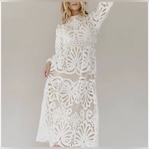 Böhme White Lace Dress